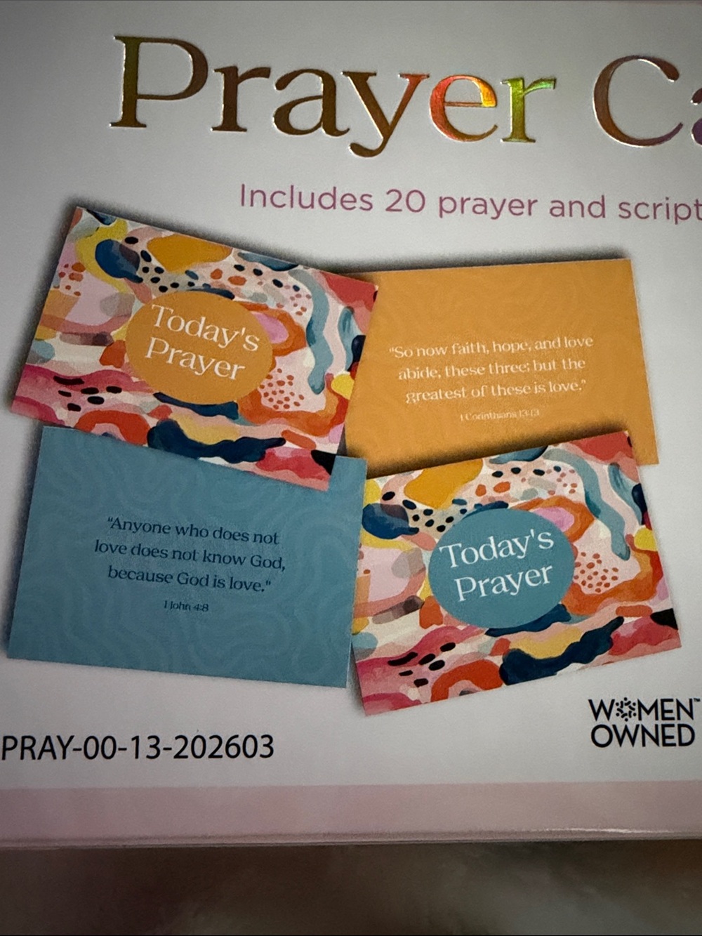 Prayer Cards - 20 cards per box approx 6x4 - Picture 3 of 3